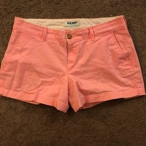 Old Navy canvas pink shorts